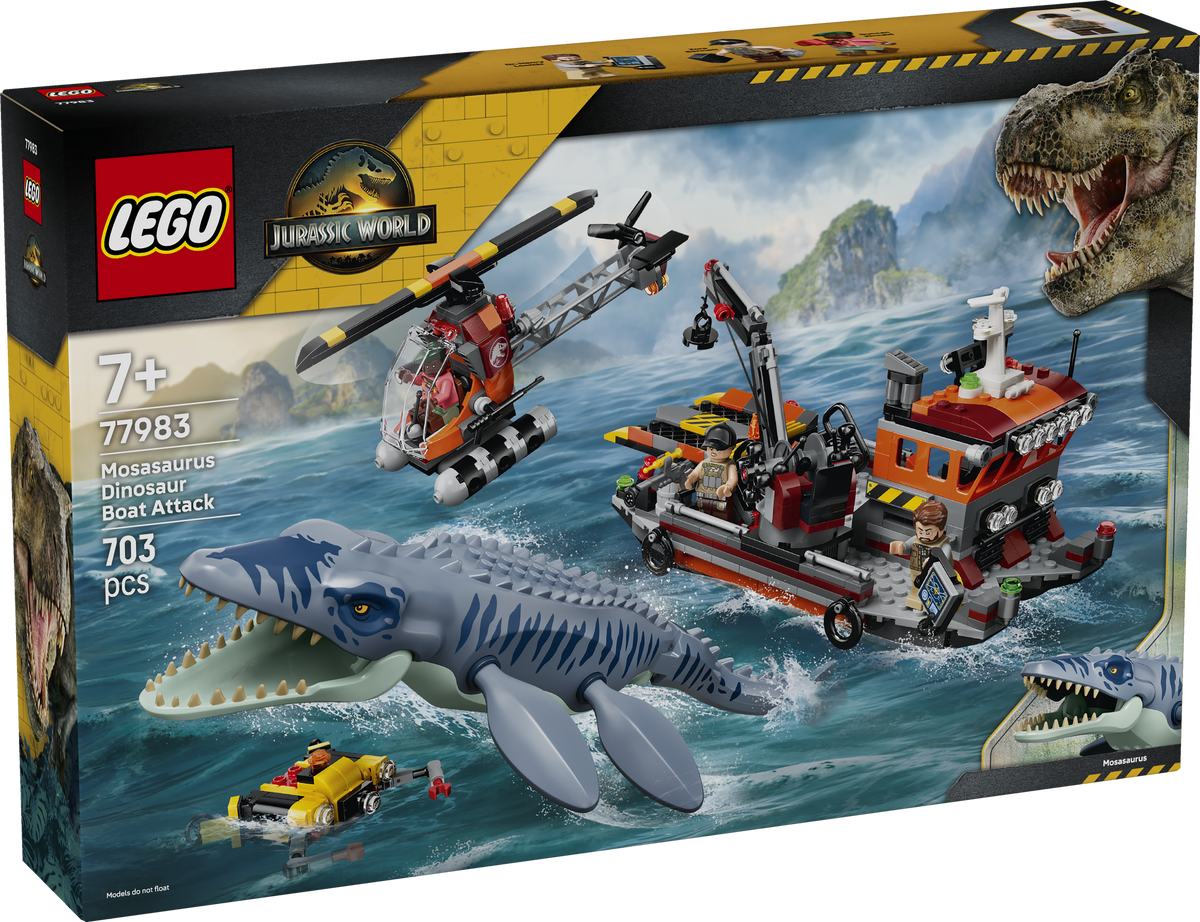 Mosasaurus Dinosaur Boat Attack