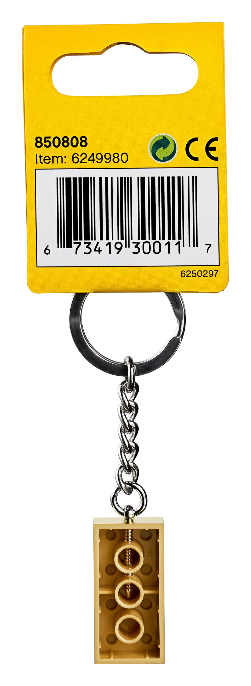 Keychain 2x4 Stud Gold