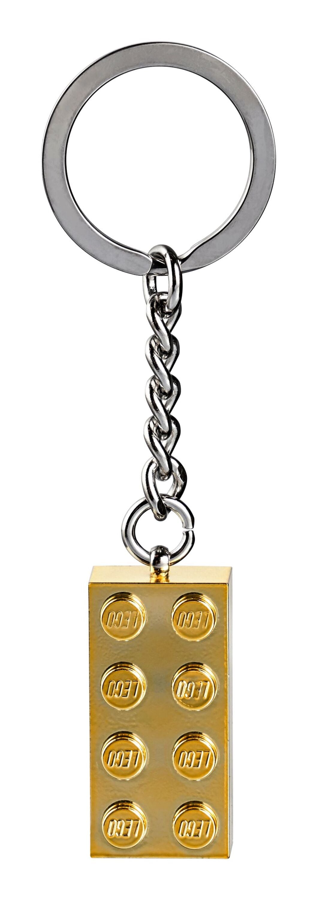 Keychain 2x4 Stud Gold