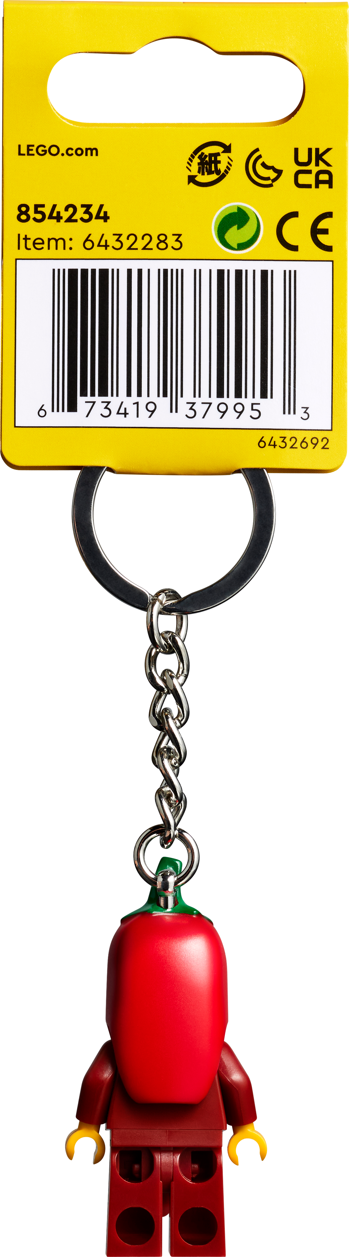 Chili Girl Key Chain