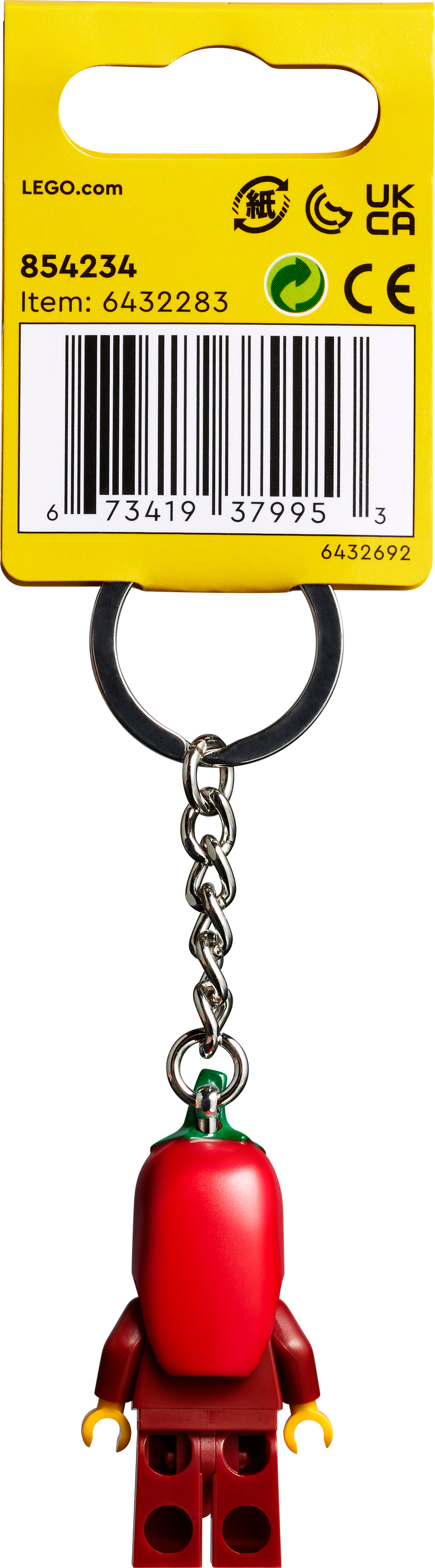 Chili Girl Key Chain