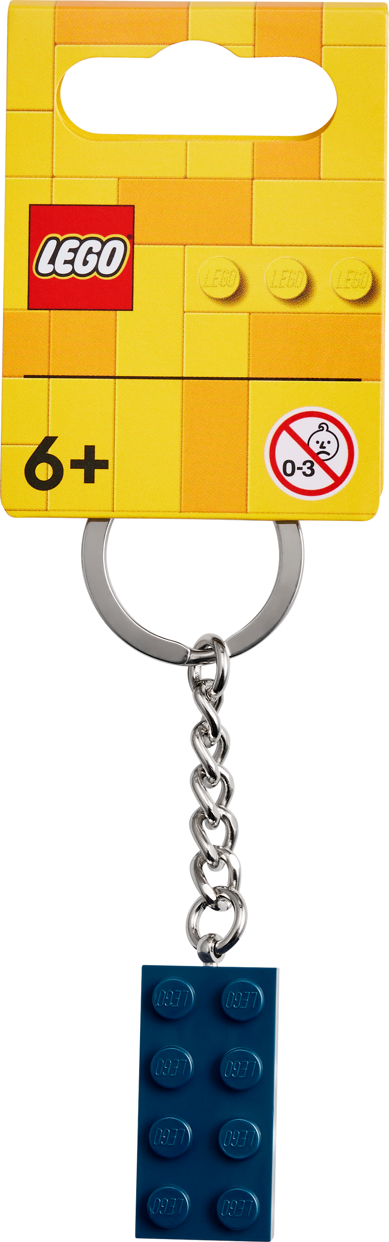 Earth Blue 2x4 Key Chain
