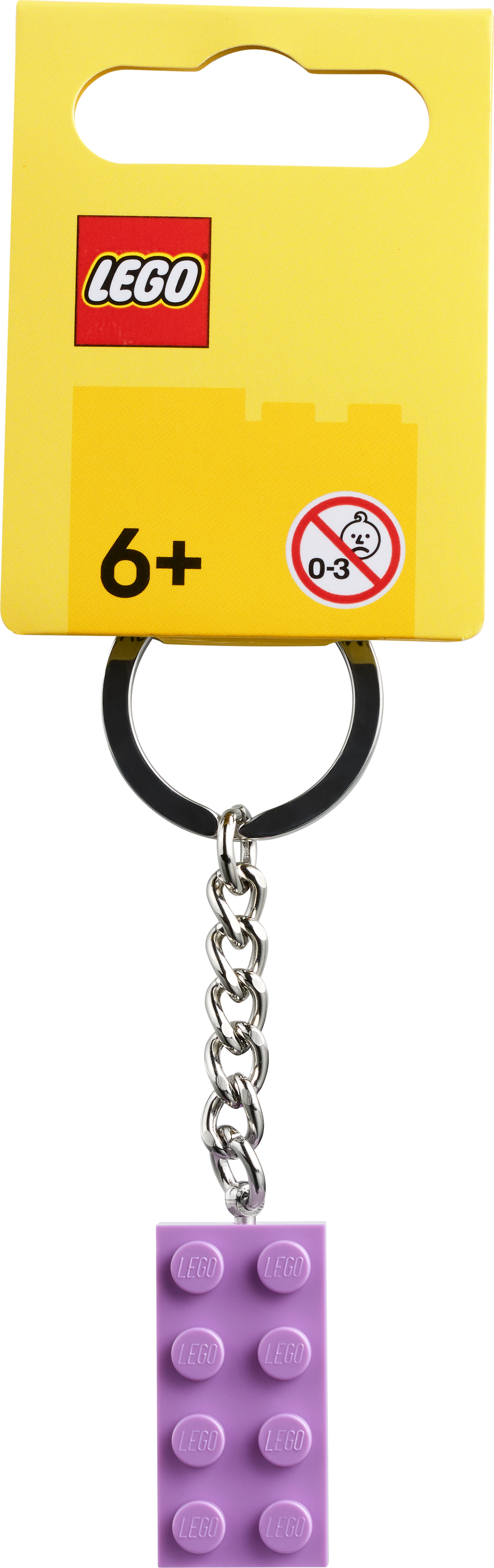 Medium Lavender 2x4 Stud Key Chain