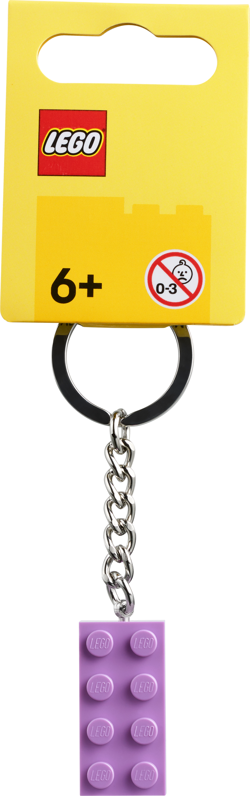 Medium Lavender 2x4 Stud Key Chain