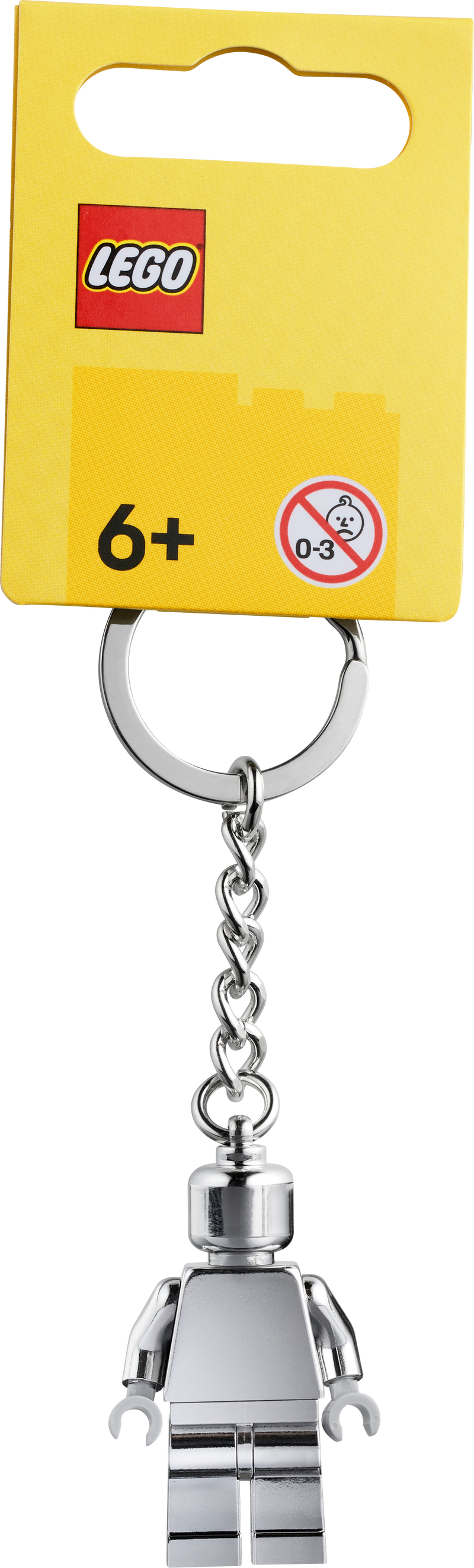 Silver Minifigure Key Chain