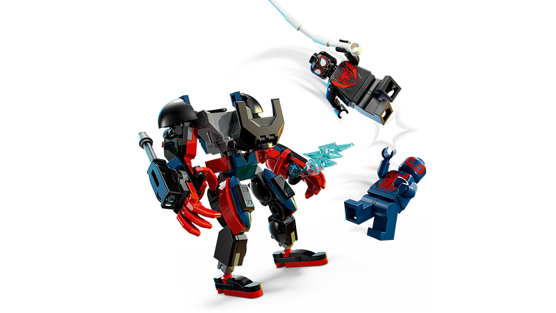 Miles Morales Mech vs. Spider-Man 2099