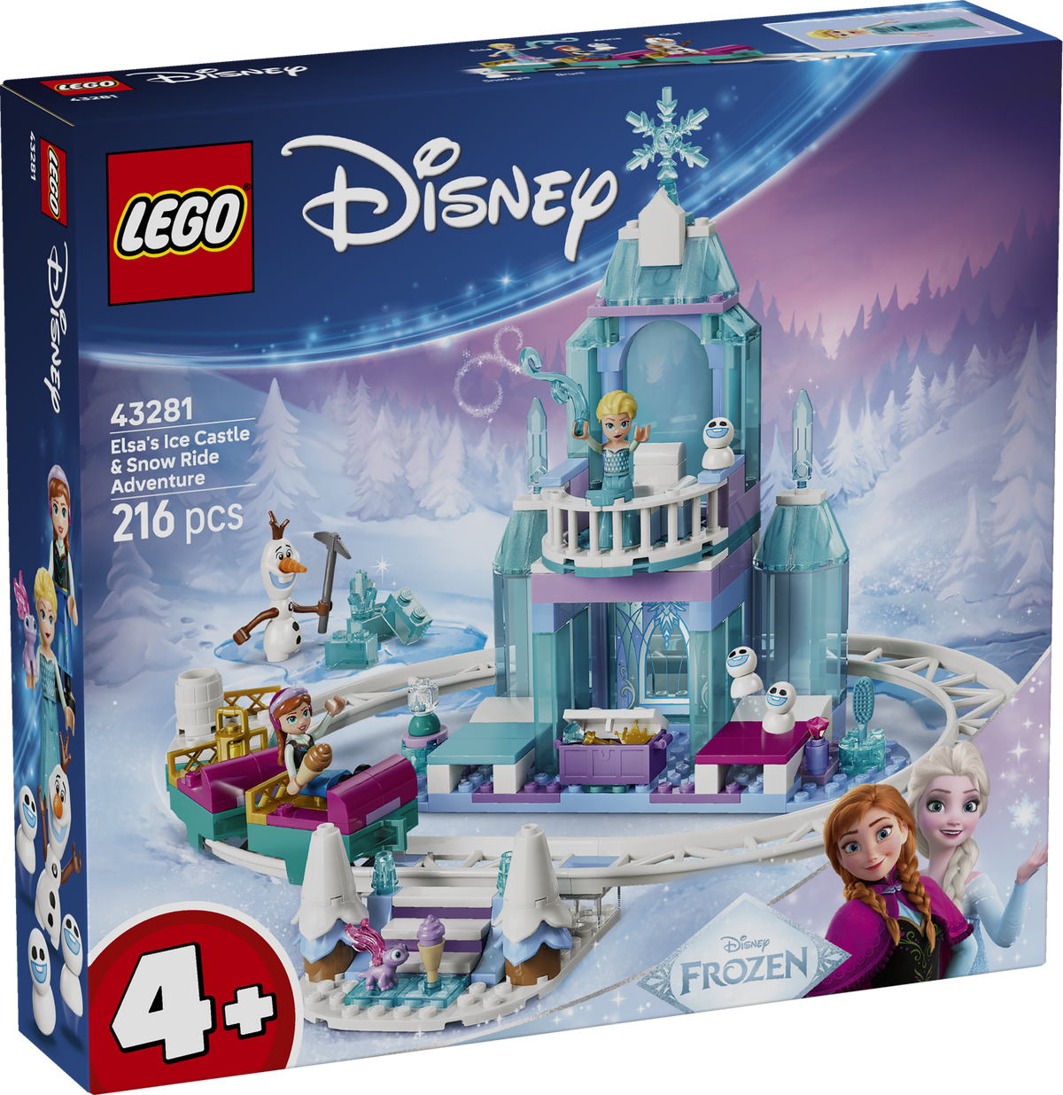 Elsa's Ice Castle & Snow Ride Adventure