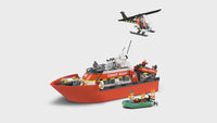 Coast Guard Rescue Boat & Helicopter