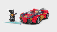 Spider-Man Car vs. Venomized Wolverine