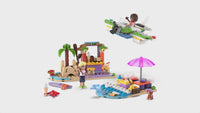 Creative Beach and Travel Suitcase