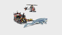 Mosasaurus Dinosaur Boat Attack