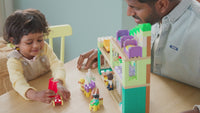 3 in 1 Modern Family House with Figures