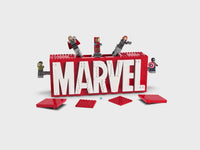MARVEL Logo & Minifigures